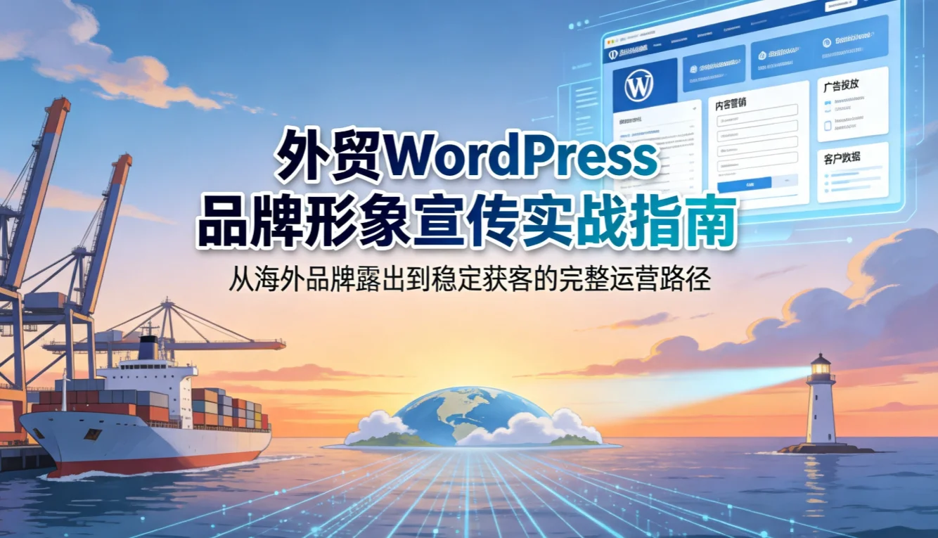2026外贸wordpress品牌形象宣传实战指南 2026外贸wordpress品牌形象宣传实战指南