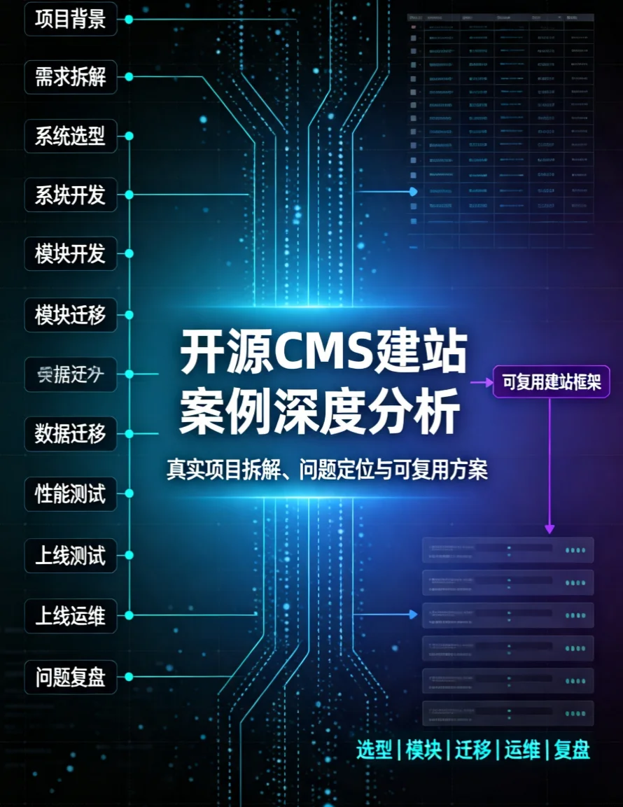 2026开源cms建站案例深度分析
