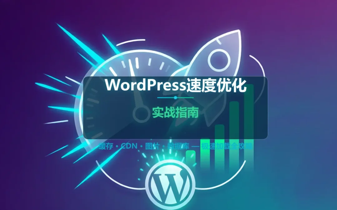 WordPress速度优化实战指南2026