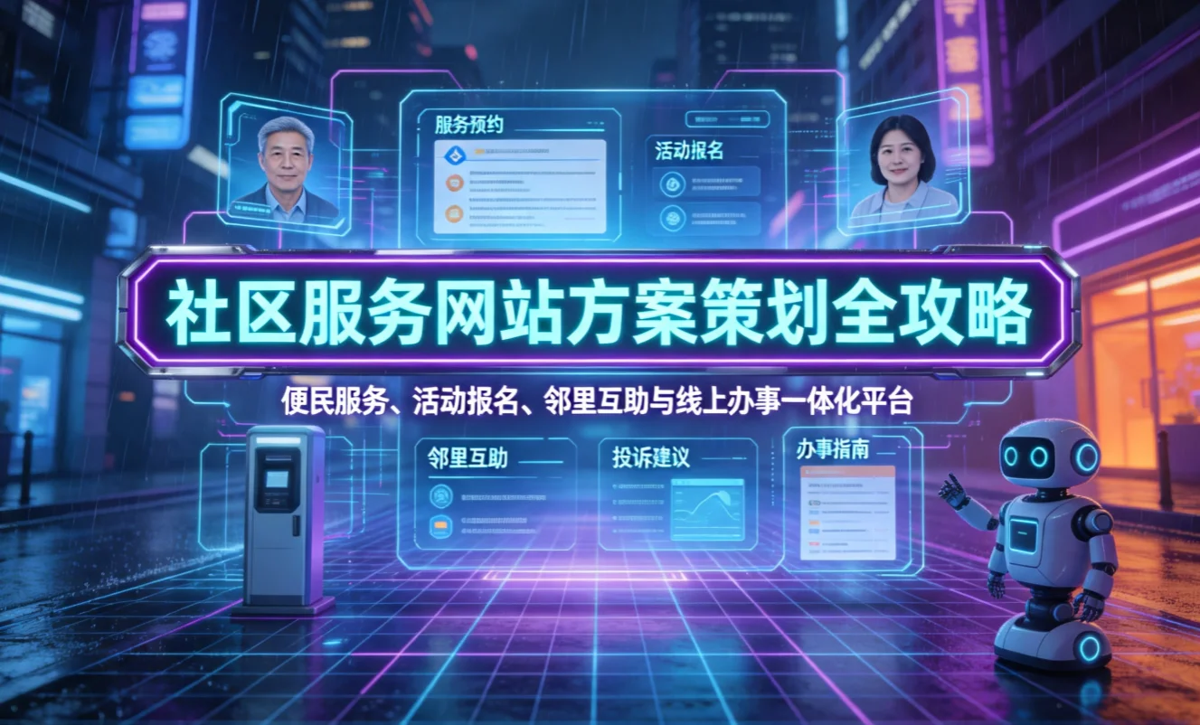 2026社区服务网站方案策划全攻略 2026社区服务网站方案策划全攻略