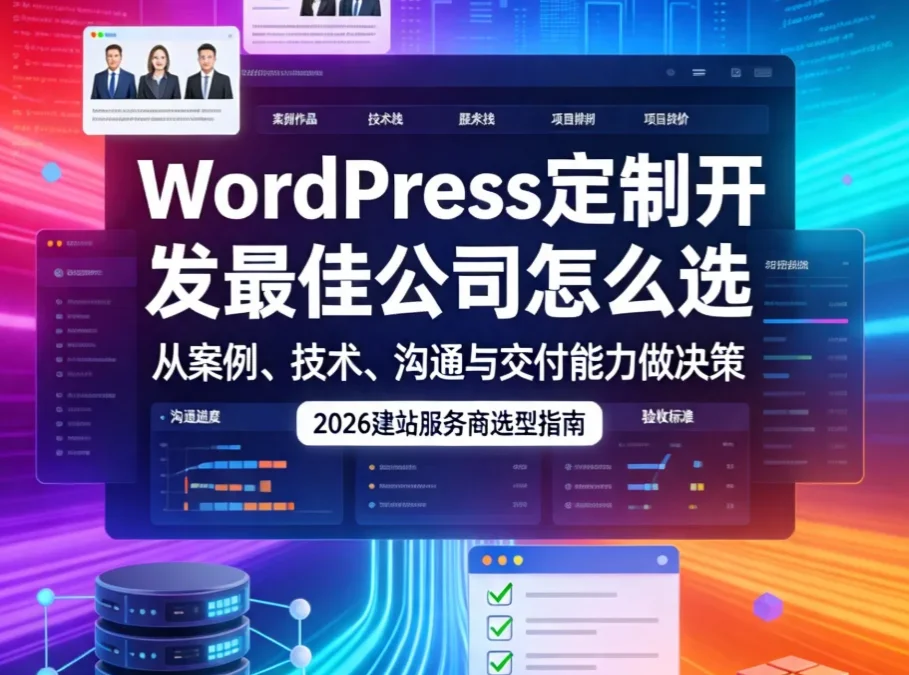 2026年WordPress定制开发最佳公司怎么选？