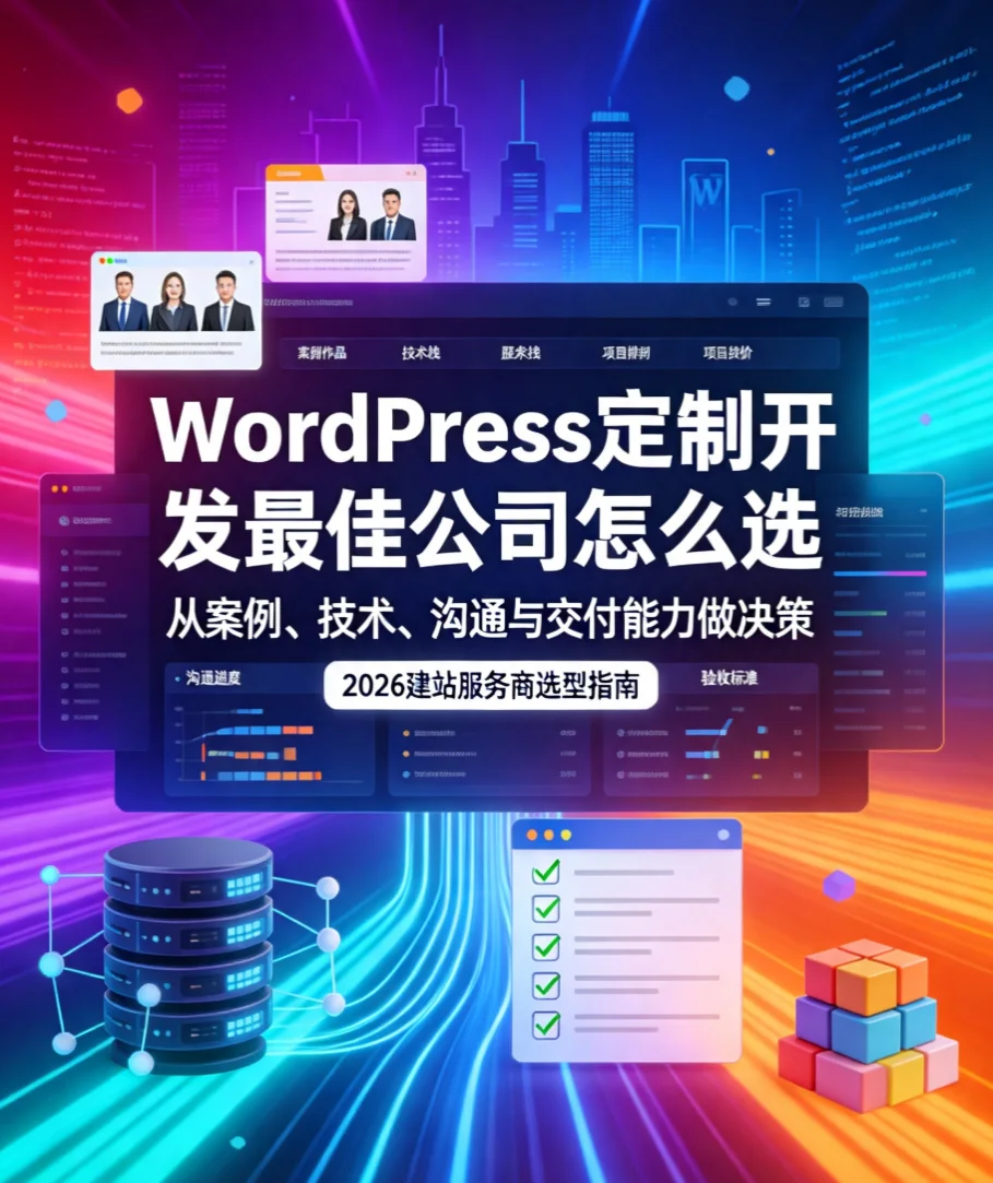 2026年wordpress定制开发最佳公司怎么选?