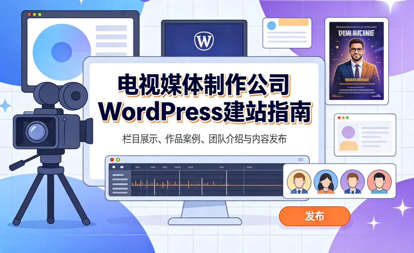 电视媒体制作公司wordpress建站指南2026