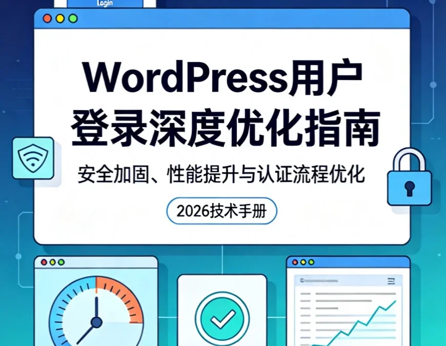 2026年WordPress用户登录深度优化指南