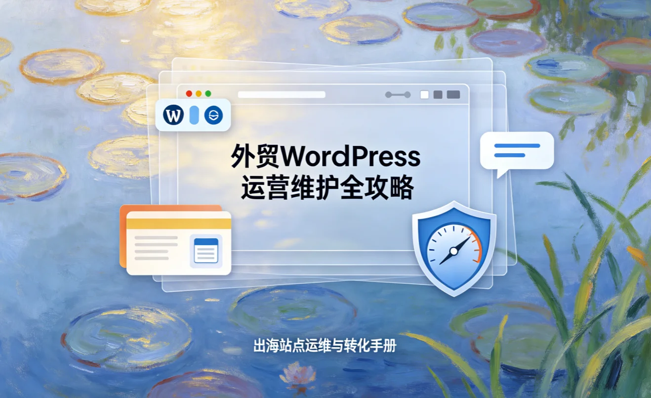 2026外贸wordpress运营维护全攻略