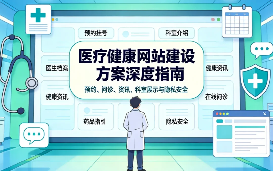 医疗健康网站建设方案深度指南2026