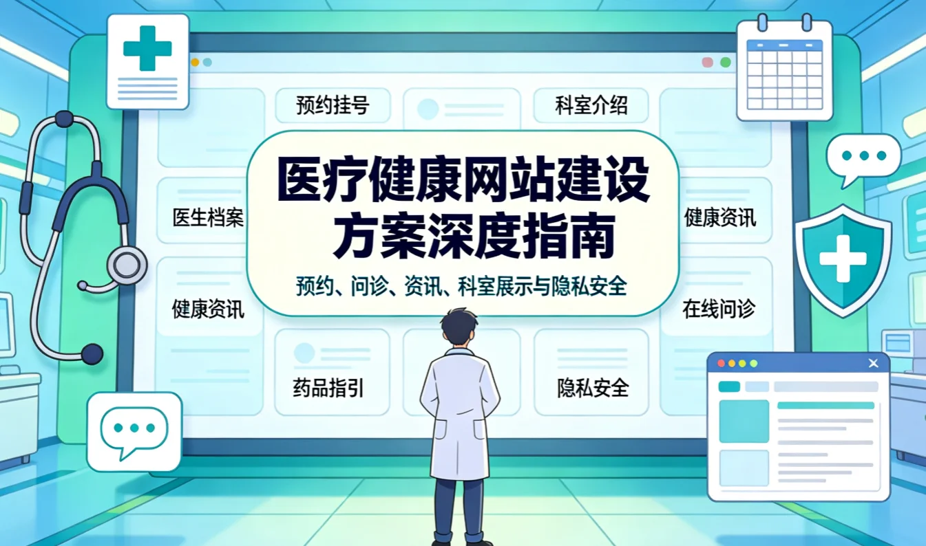医疗健康网站建设方案深度指南2026 医疗健康网站建设方案深度指南2026
