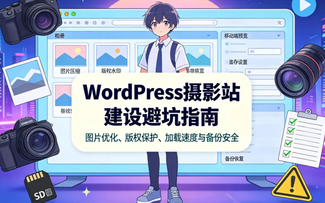 WordPress摄影站建设避坑指南2026
