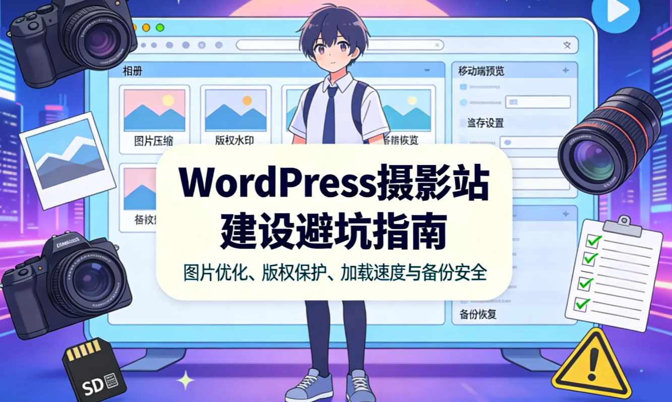 wordpress摄影站建设避坑指南2026