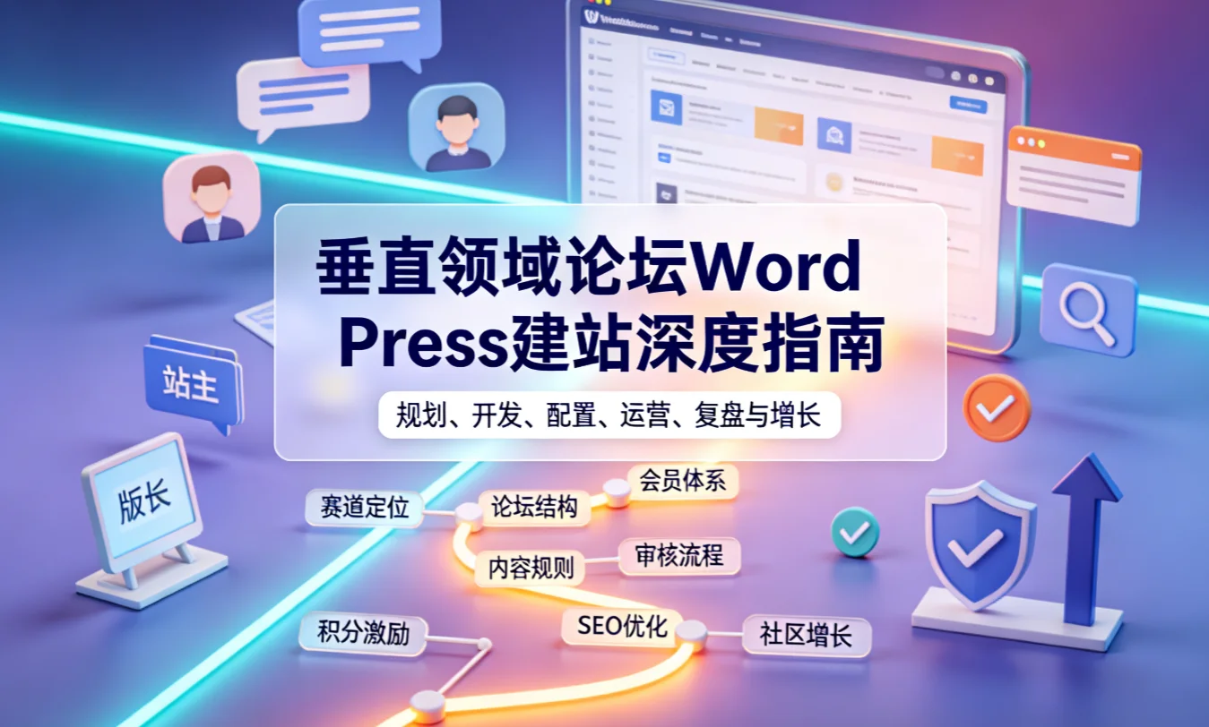 2026垂直领域论坛wordpress建站深度指南