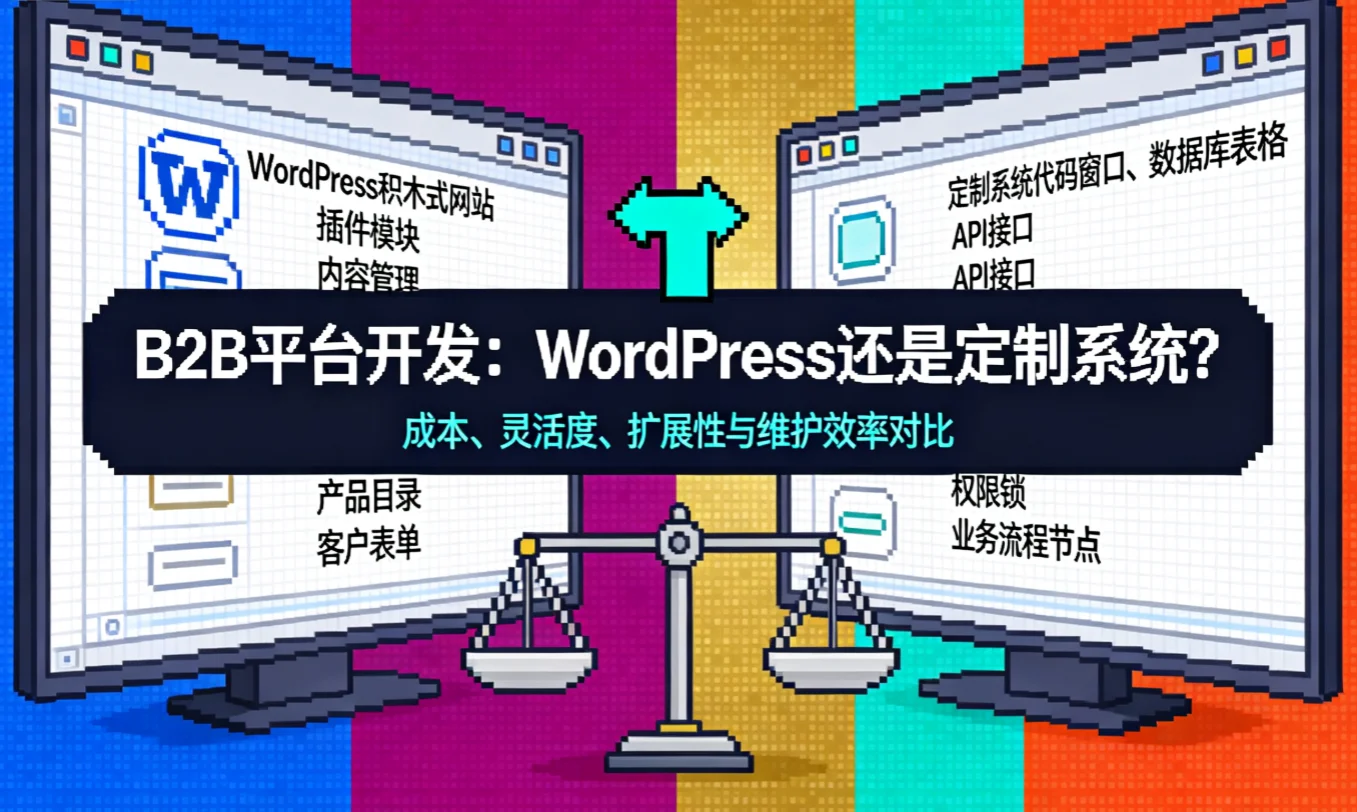 2026年b2b平台开发：wordpress还是定制系统？