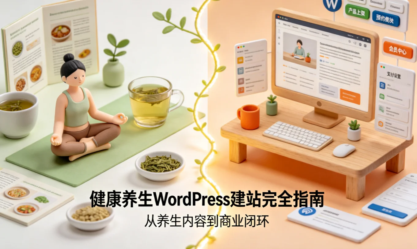 2026健康养生wordpress建站完全指南