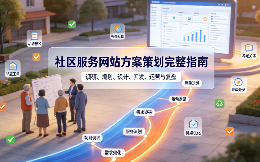 2026社区服务网站方案策划完整指南