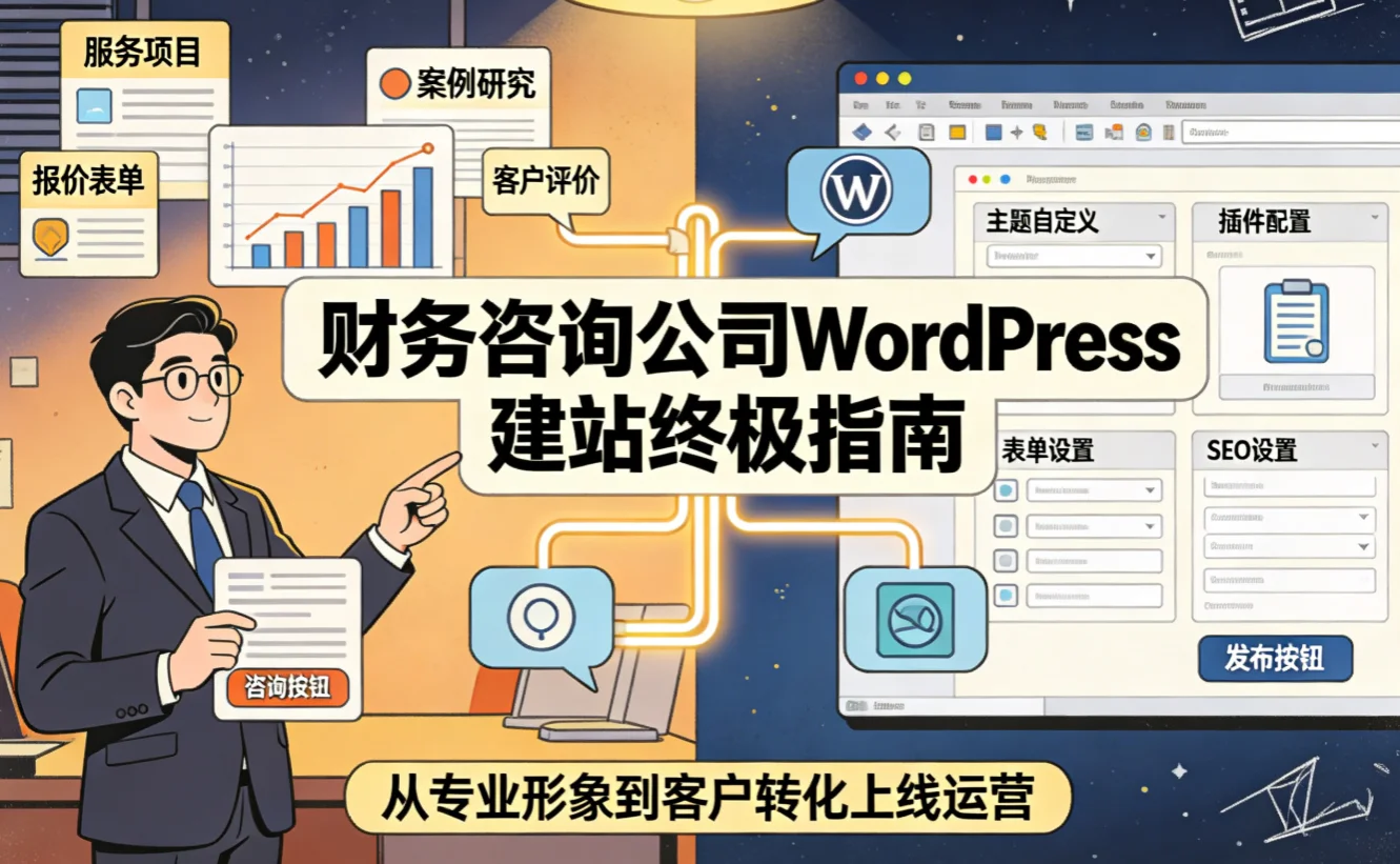 财务咨询公司wordpress建站2026终极指南