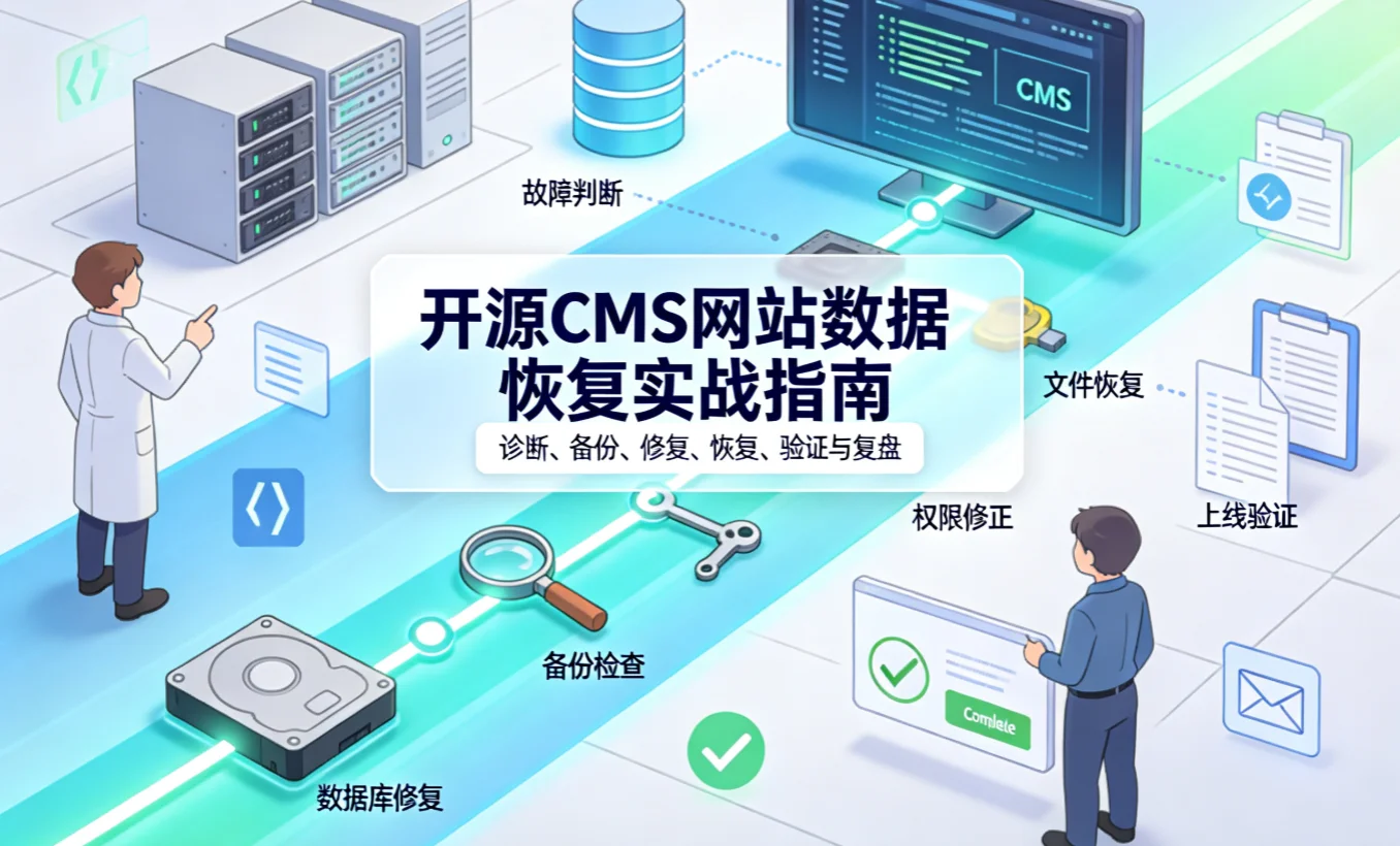 开源cms网站数据恢复实战指南2026