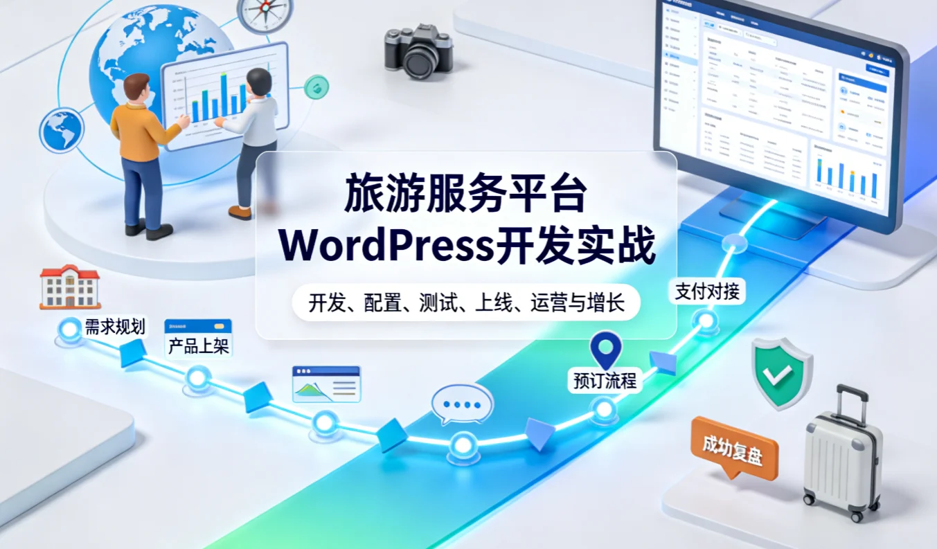 旅游服务平台wordpress开发实战2026