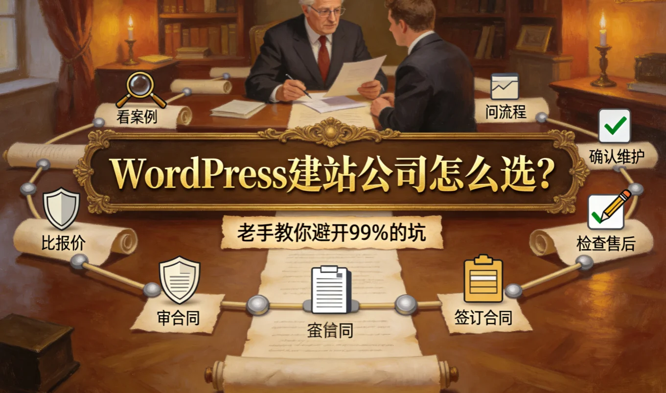2026年wordpress建站公司怎么选?老手教你避开99%的坑 2026年wordpress建站公司怎么选?老手教你避开99%的坑
