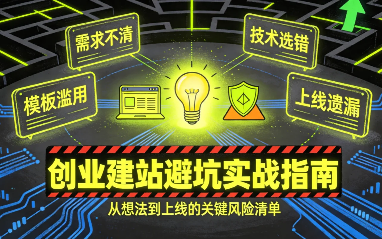 2026创业建站避坑实战指南