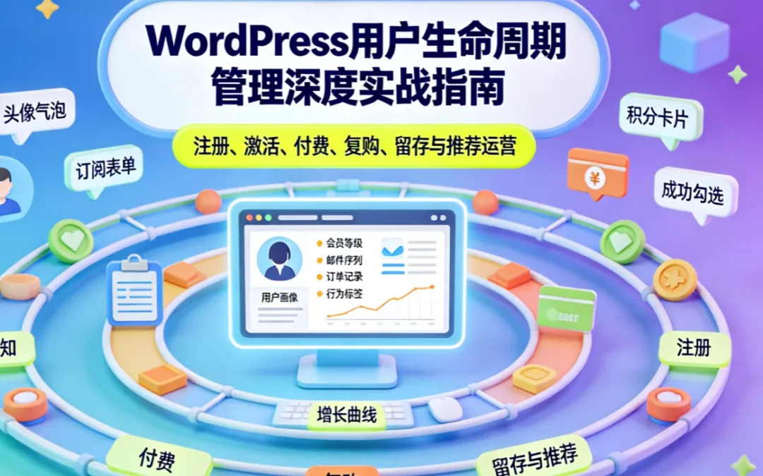 WordPress用户生命周期管理深度实战指南