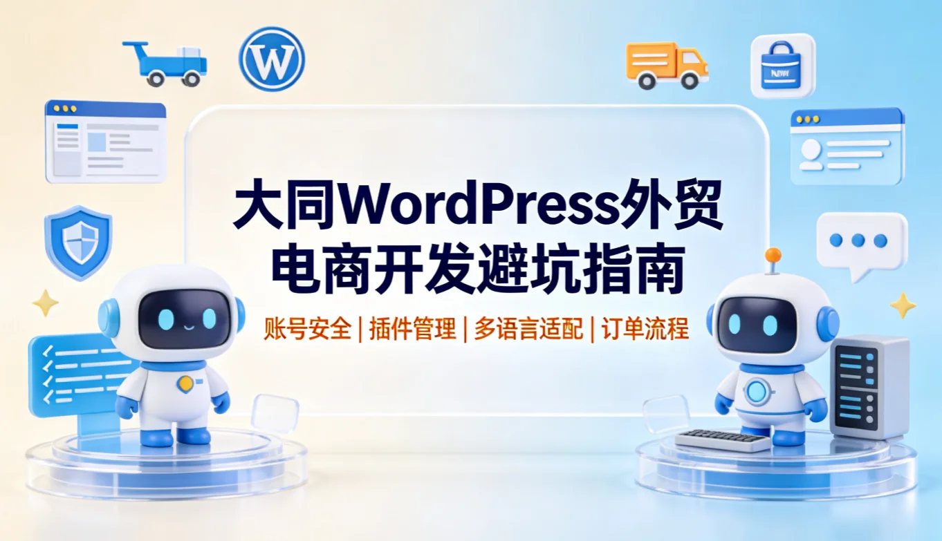 大同wordpress外贸电商开发避坑指南 大同wordpress外贸电商开发避坑指南