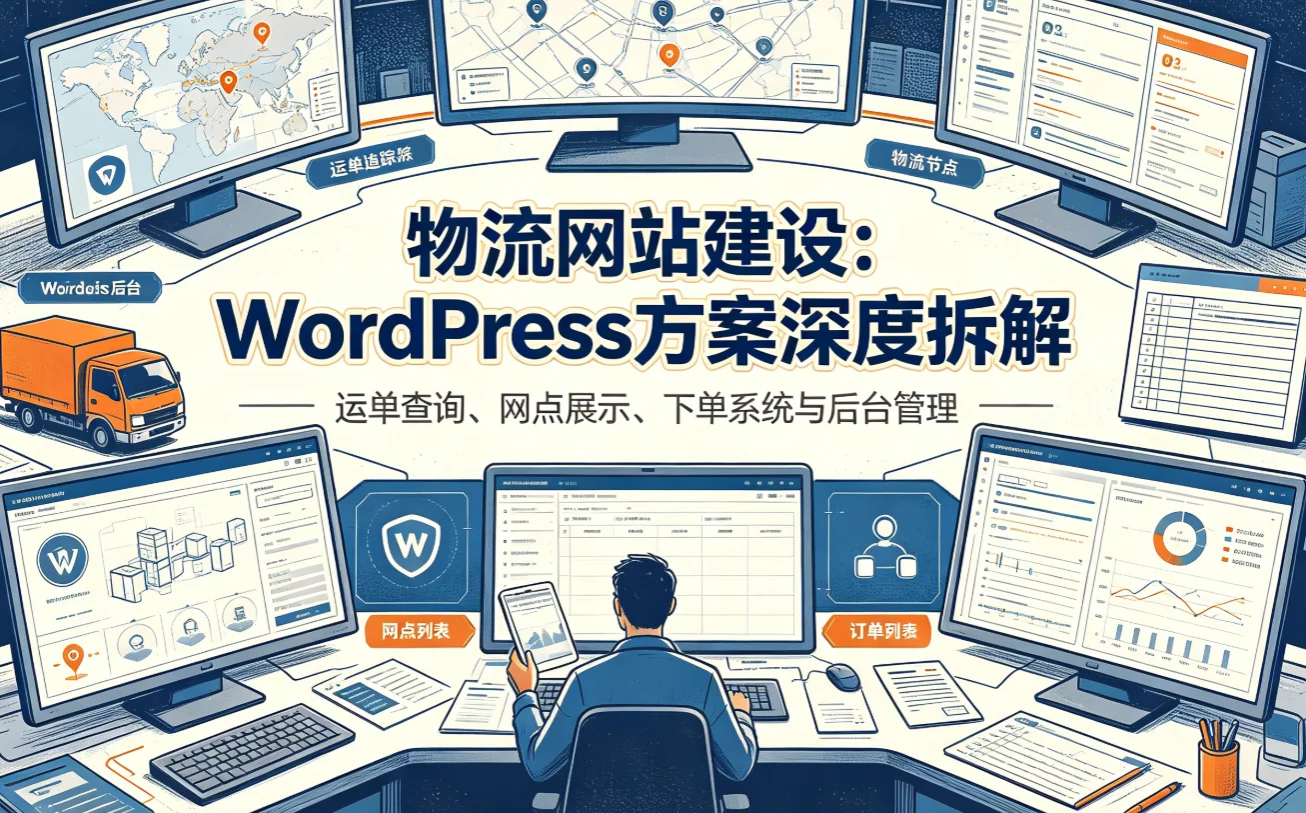 2026物流网站建设：wordpress方案深度拆解