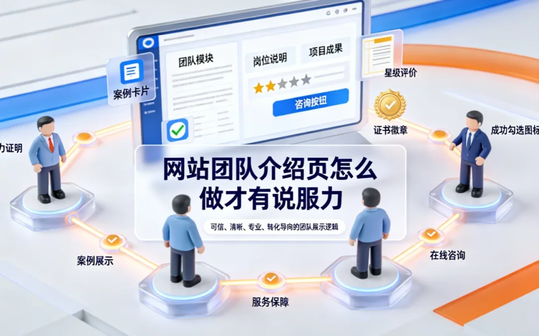 网站团队介绍页怎么做才有说服力
