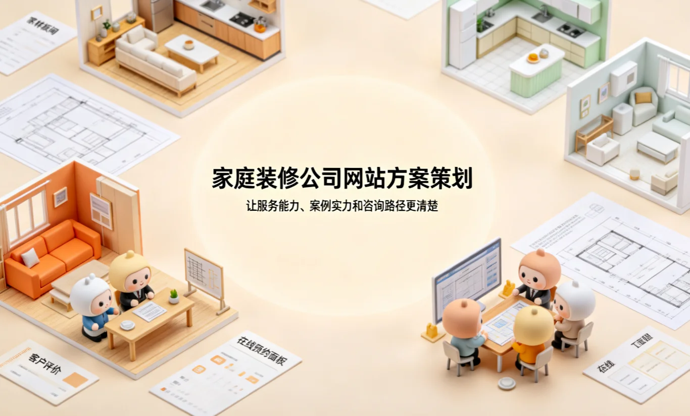 家庭装修公司网站方案策划2026 家庭装修公司网站方案策划2026
