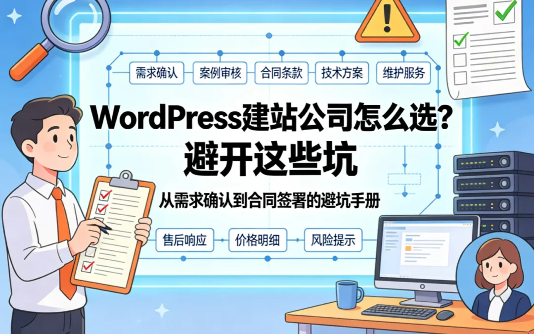 2026年WordPress建站公司怎么选？避开这些坑