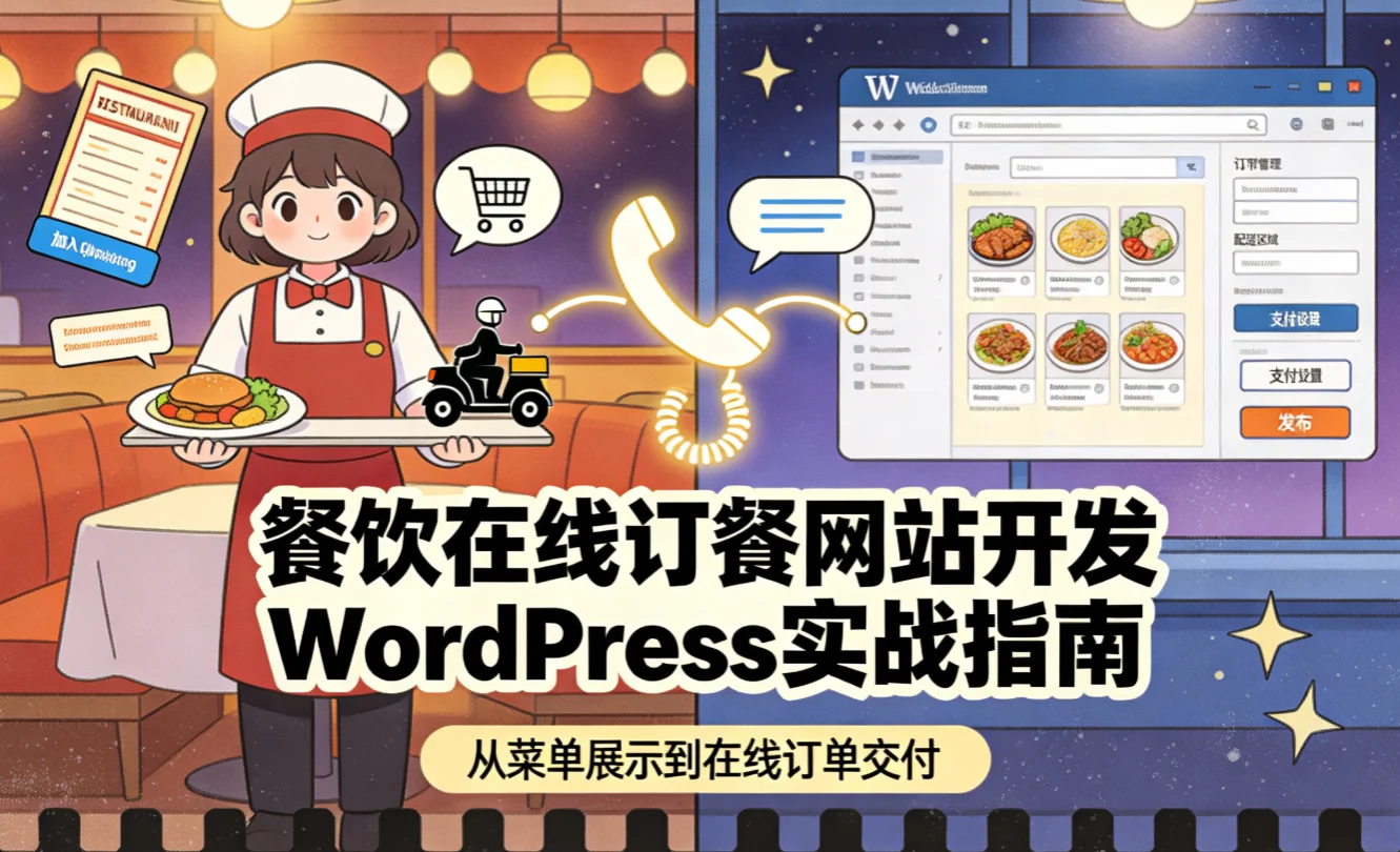 餐饮在线订餐网站开发wordpress实战指南2026