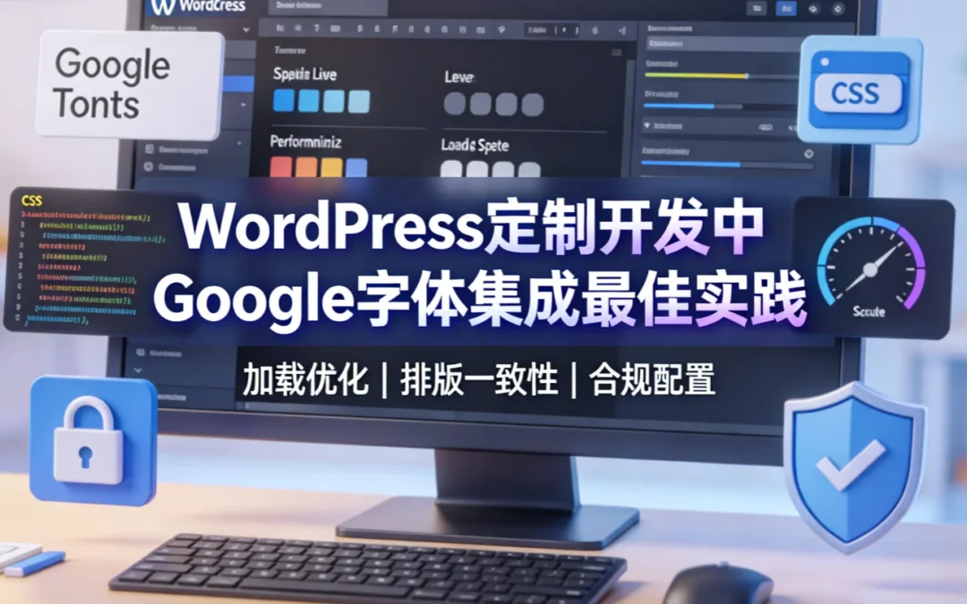 2026年WordPress定制开发中Google字体集成最佳实践