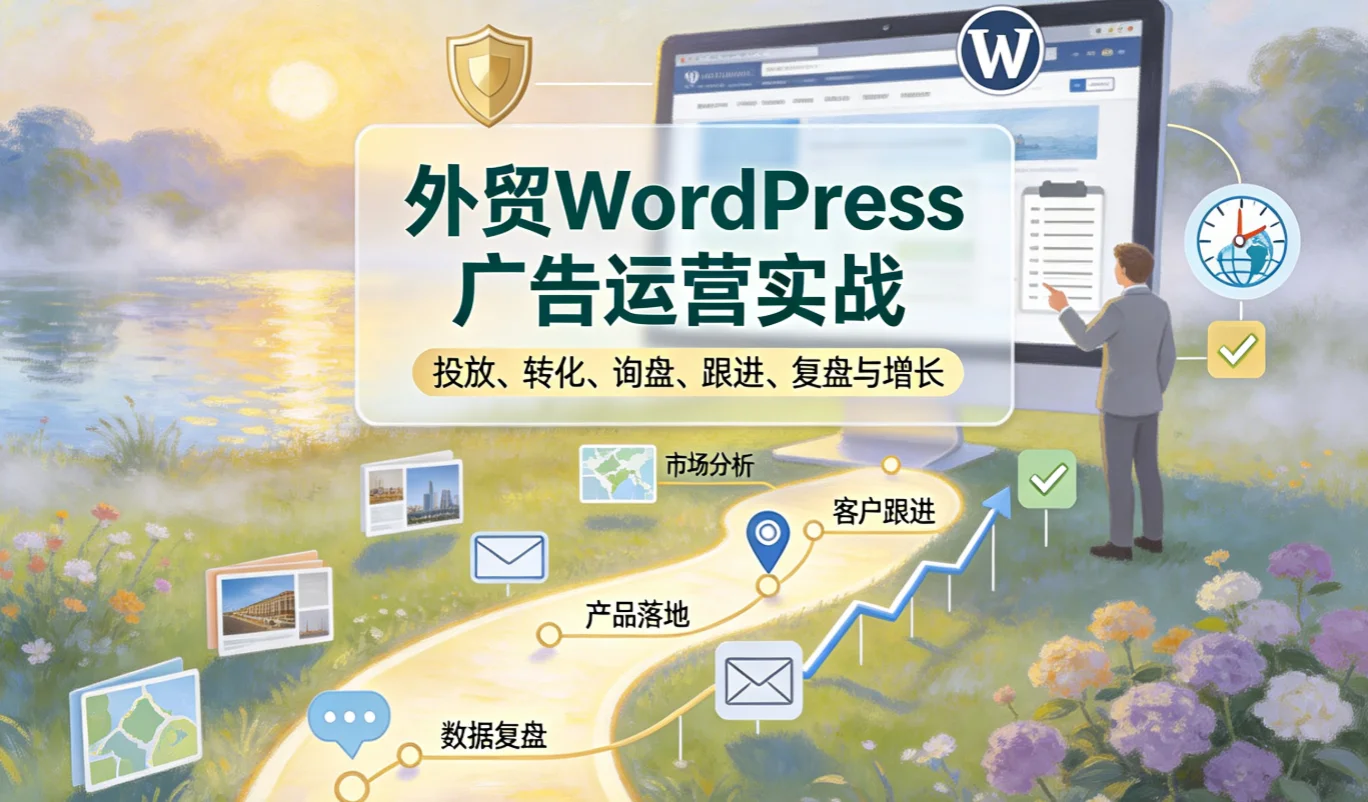 2026外贸wordpress广告运营实战