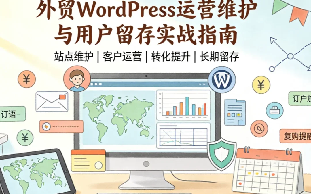 2026外贸WordPress运营维护与用户留存实战指南