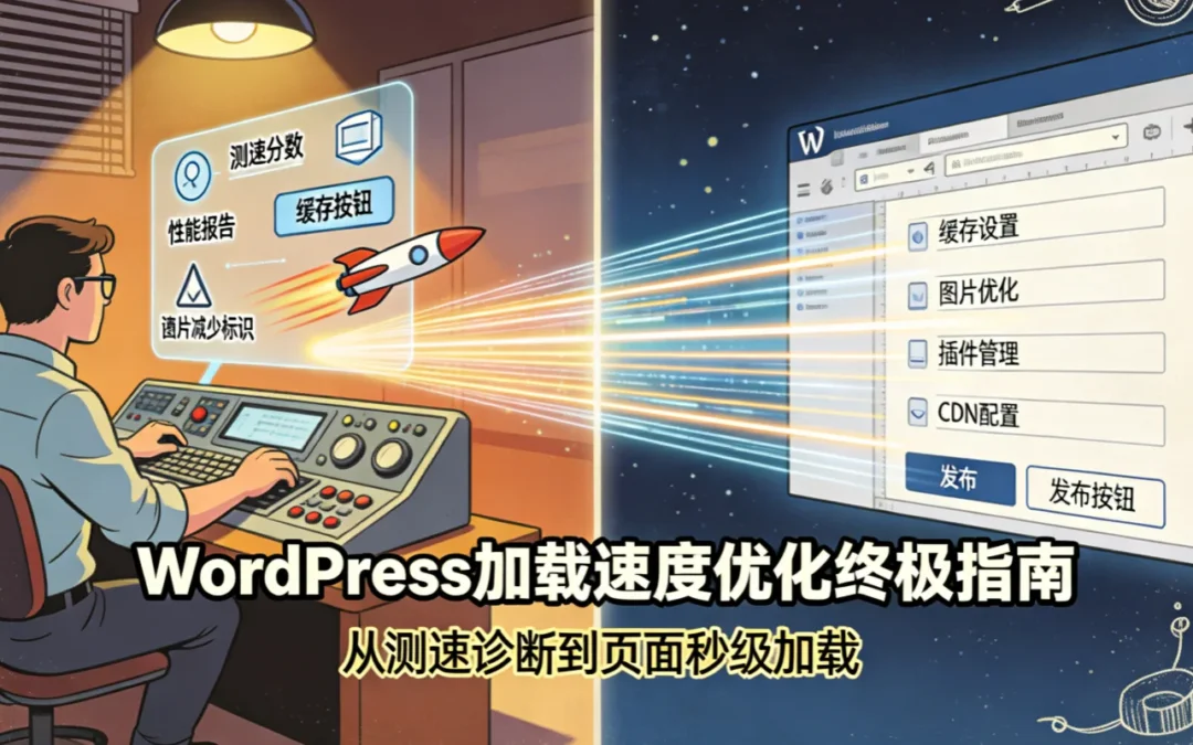 WordPress加载速度优化终极指南2026