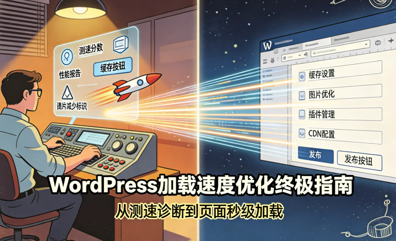 wordpress加载速度优化终极指南2026