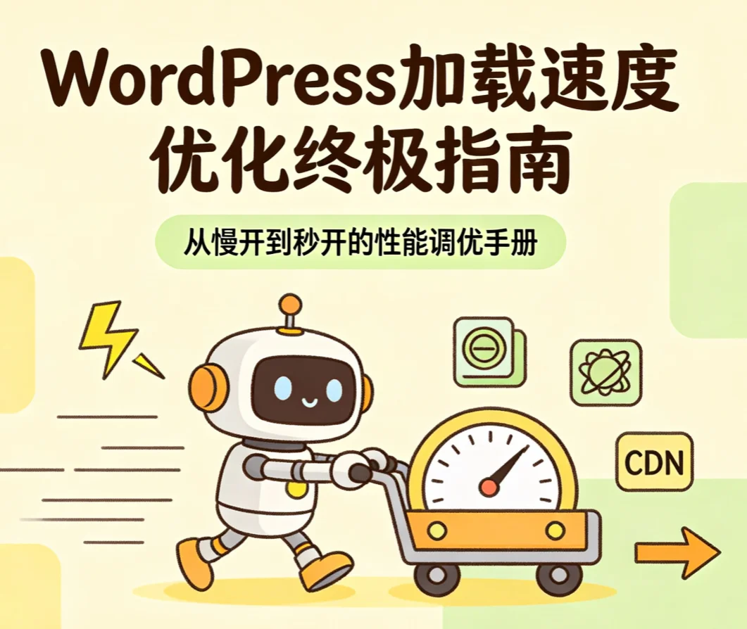 wordpress加载速度优化终极指南2026
