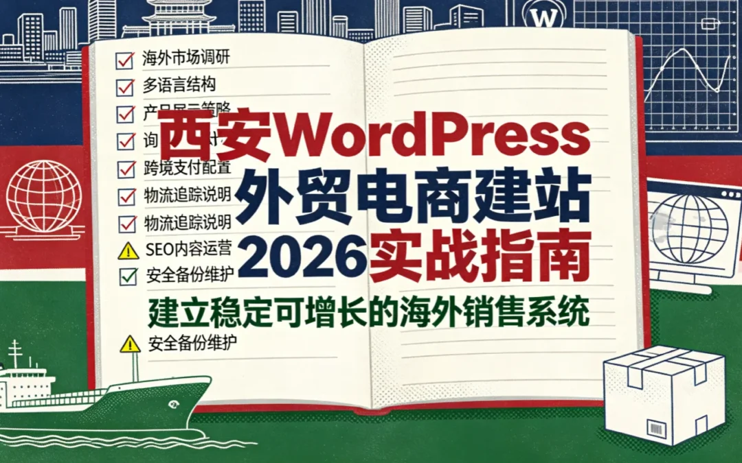西安WordPress外贸电商建站2026实战指南