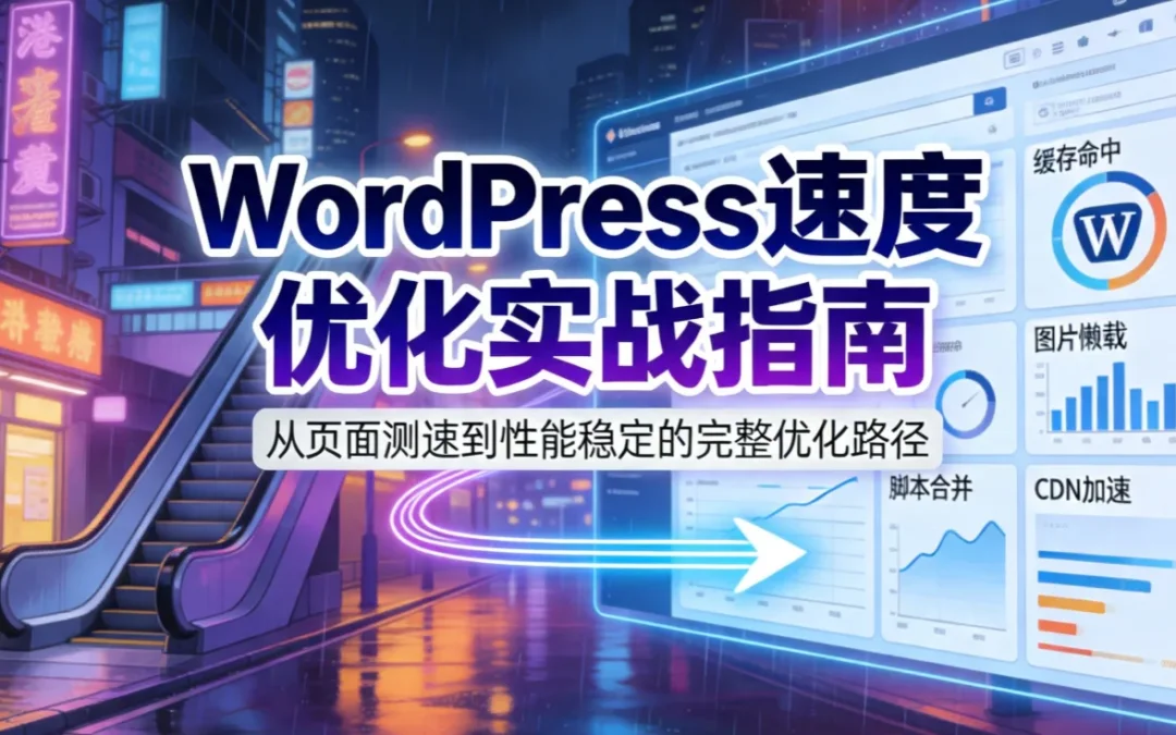 2026年WordPress速度优化实战指南