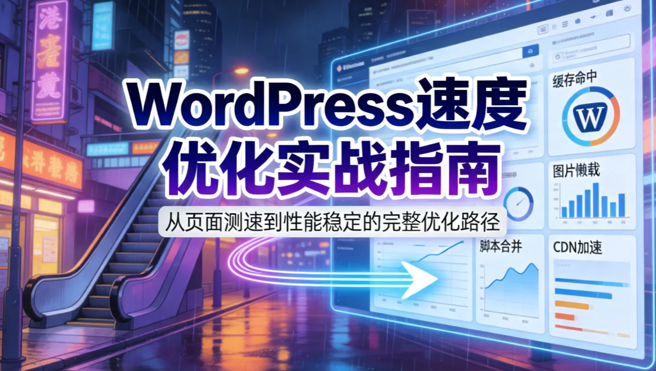 2026年wordpress速度优化实战指南