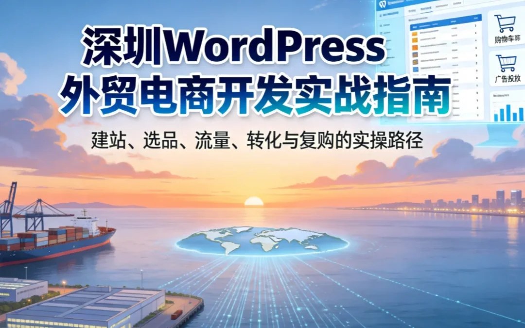 2026深圳WordPress外贸电商开发实战指南