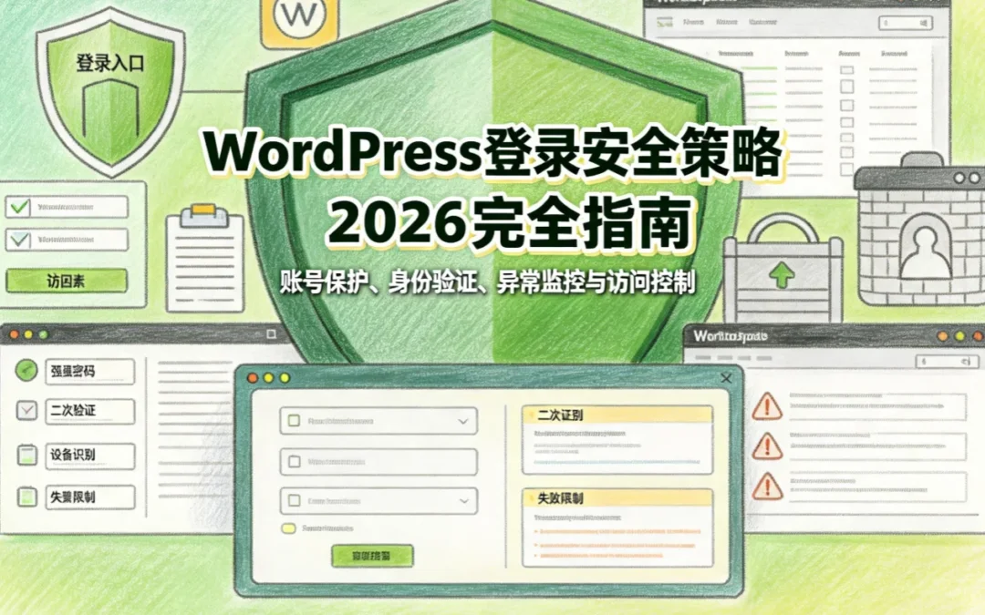 WordPress登录安全策略2026完全指南