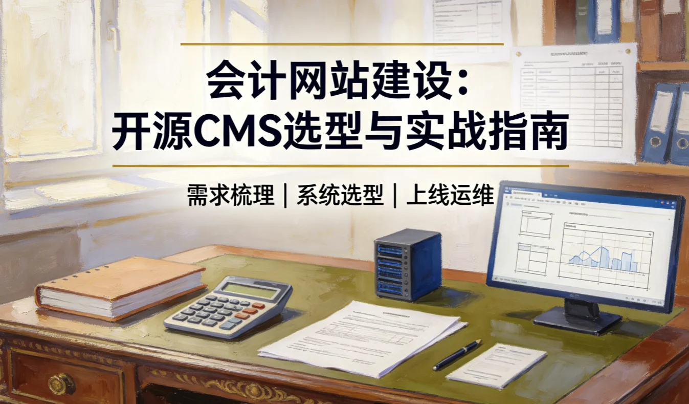2026会计网站建设:开源cms选型与实战指南