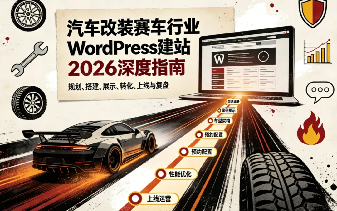 汽车改装赛车行业WordPress建站2026深度指南