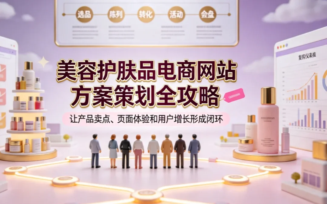 2026美容护肤品电商网站方案策划全攻略
