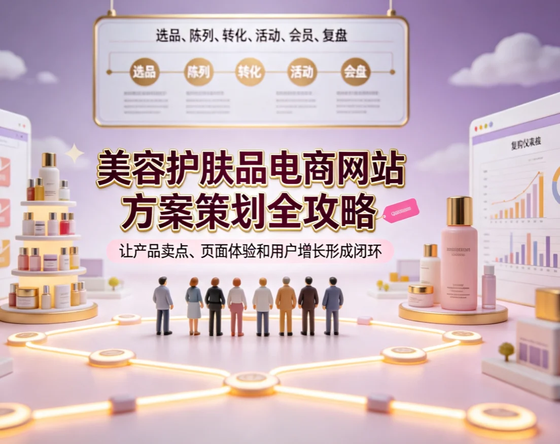 2026美容护肤品电商网站方案策划全攻略