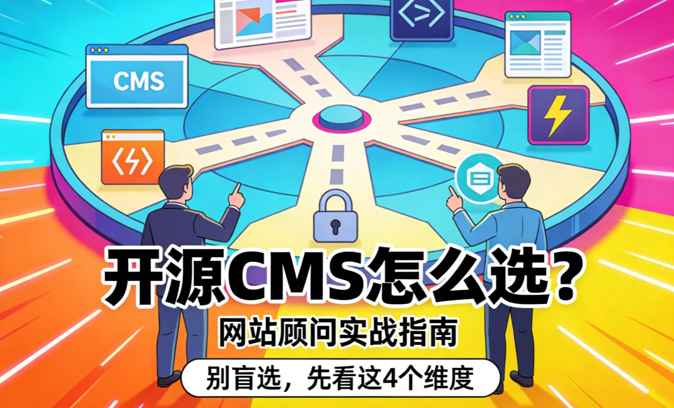 2026开源cms怎么选?网站顾问实战指南