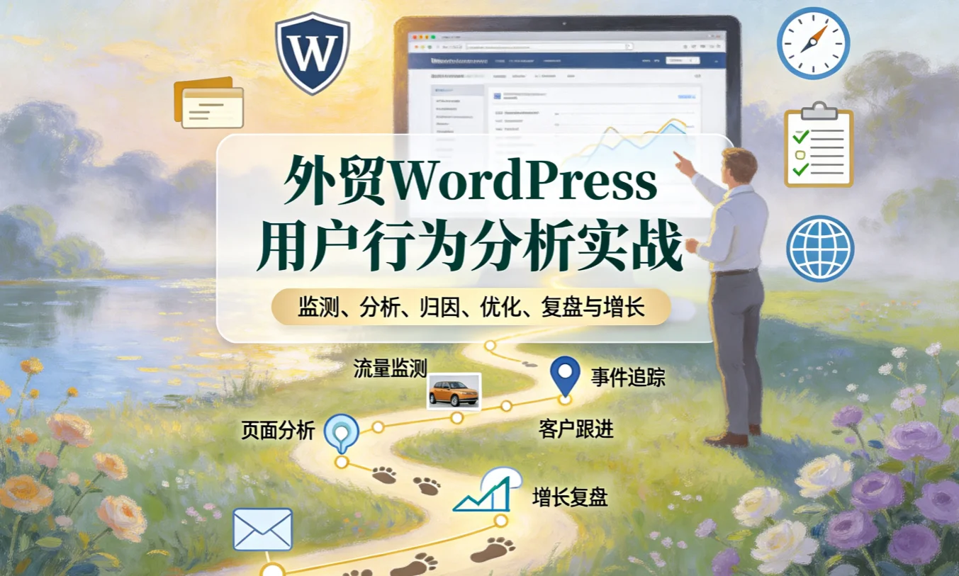 2026外贸wordpress用户行为分析实战