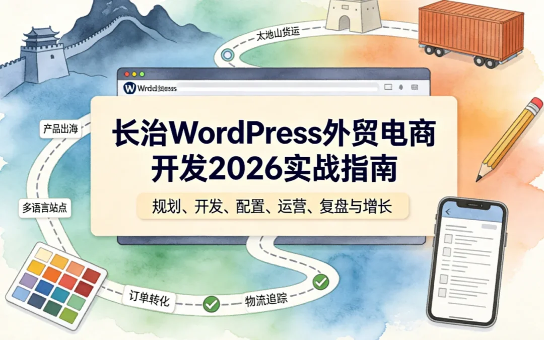 长治WordPress外贸电商开发2026实战指南