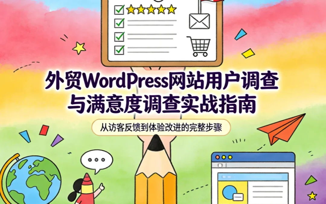 2026外贸WordPress网站用户调查与满意度调查实战指南