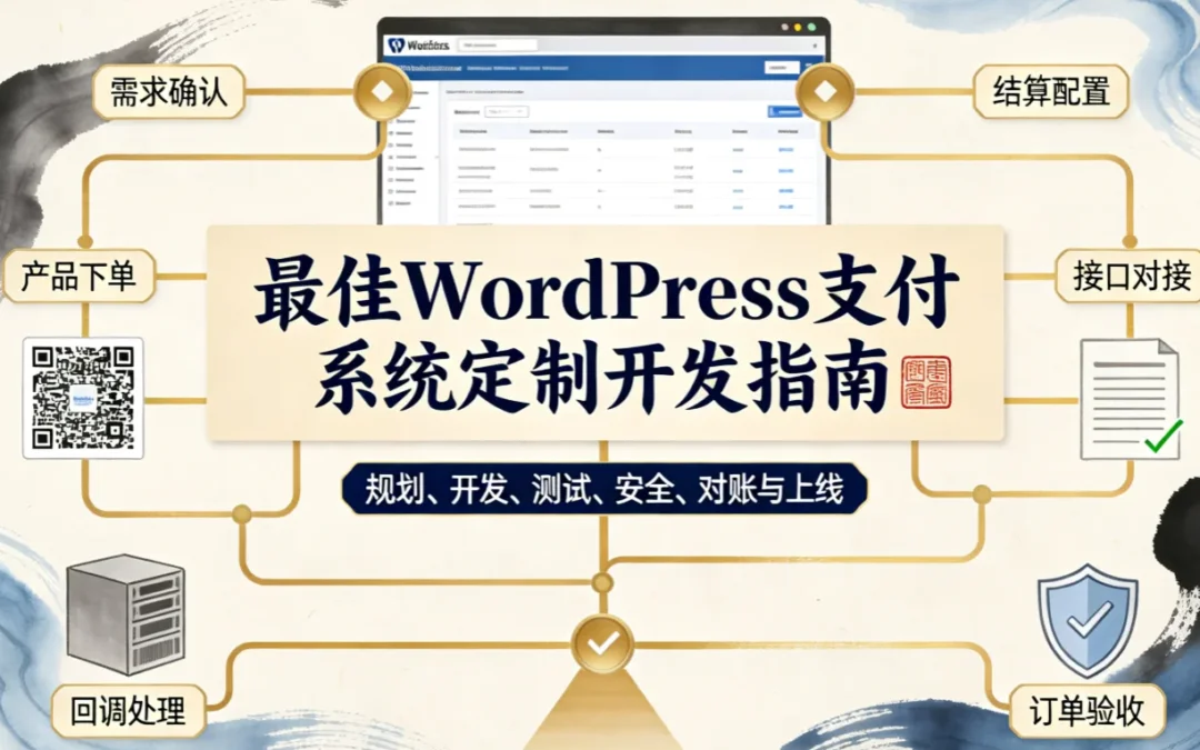 2026最佳WordPress支付系统定制开发指南