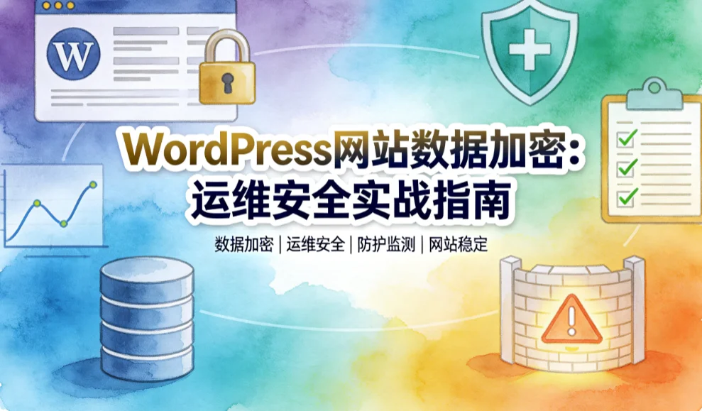 wordpress网站数据加密:2026年运维安全实战指南